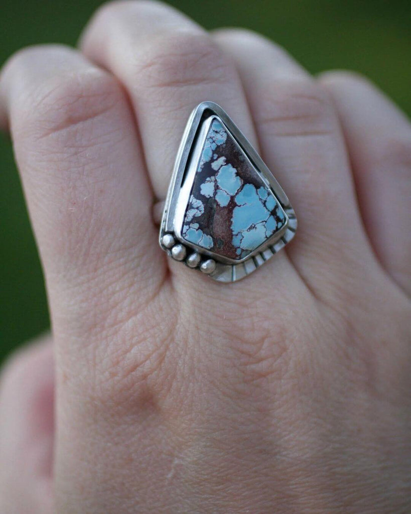 Turquoise ring by @littlegarlic_studio on Instagram