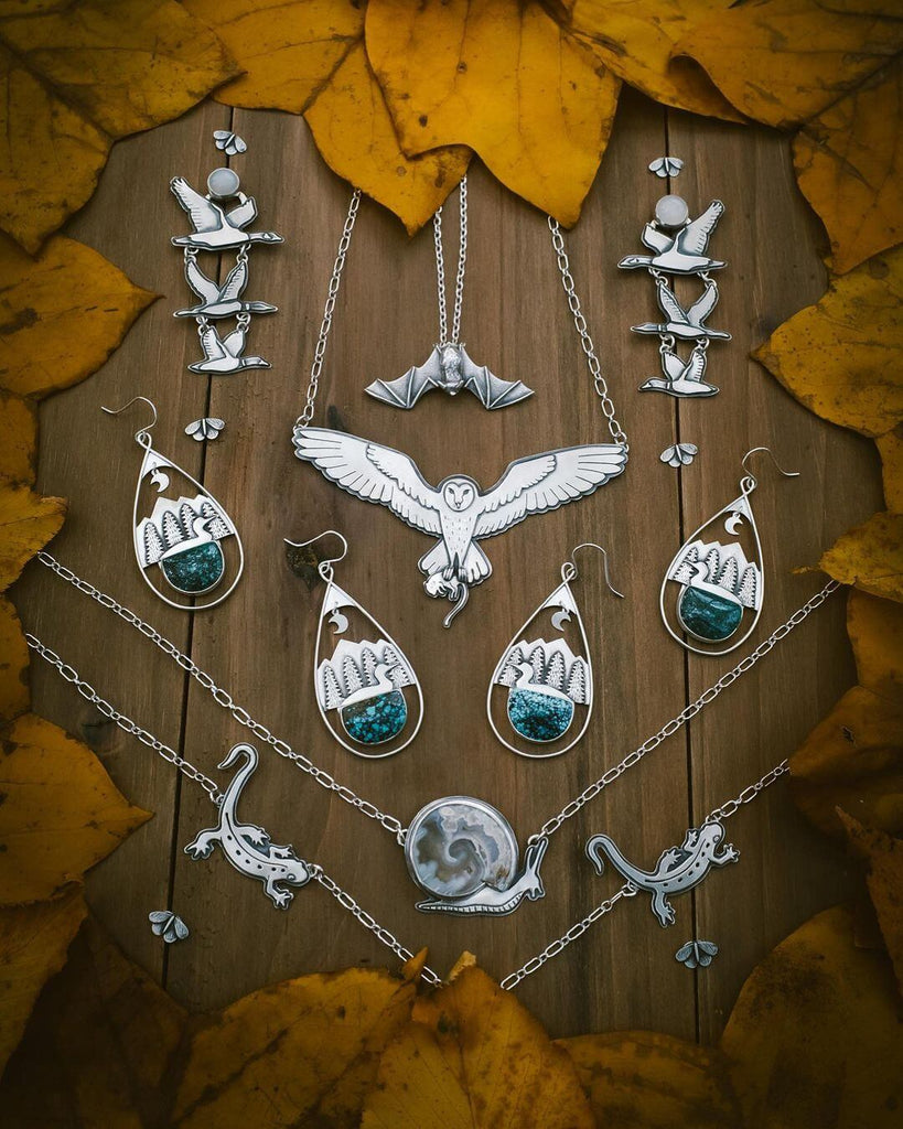 turquoise jewelry by @maggiethebear on Instagram