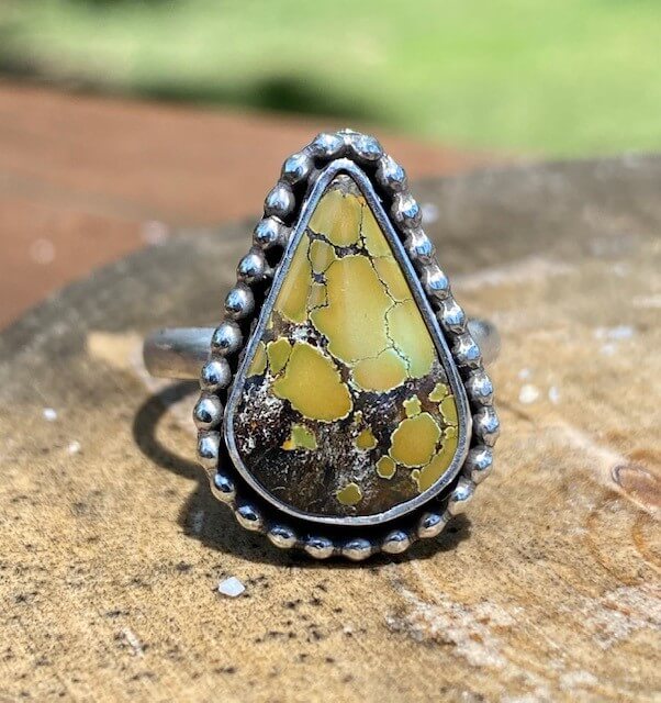 Turquoise Ring by Marisa Caligari of @marisac_creations on Instagram