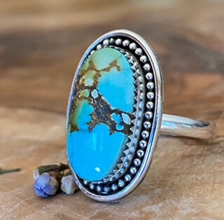 Genuine Turquoise Ring by Marisa Caligari of @marisac_creations on Instagram