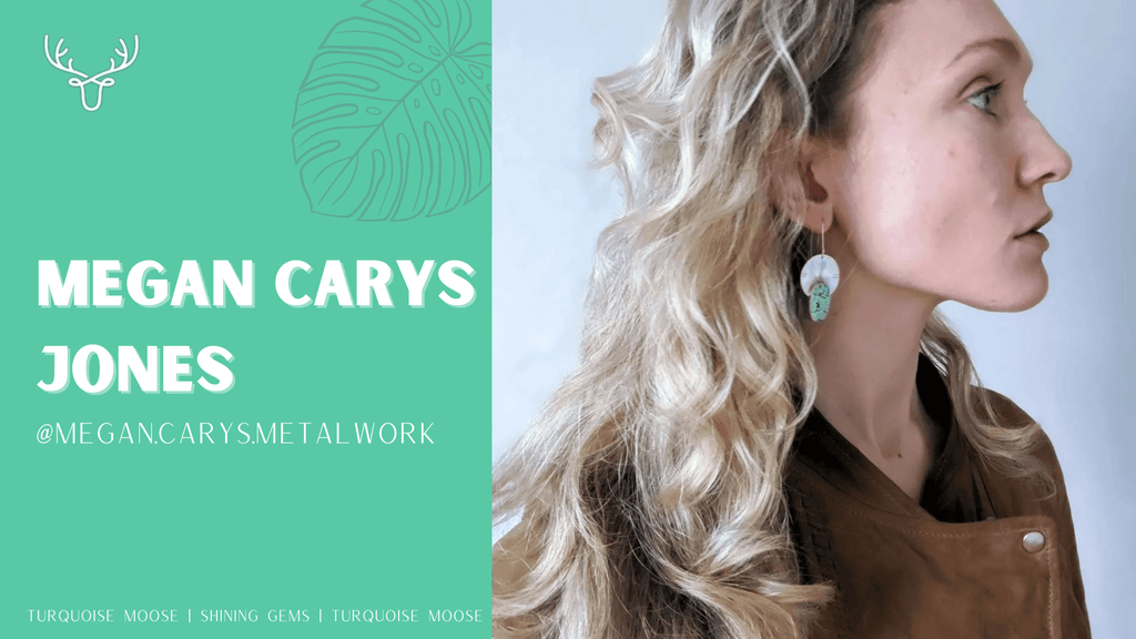 Jewelry Artist Megan Carys Jones of @megan.carys.metalwork on Instagram