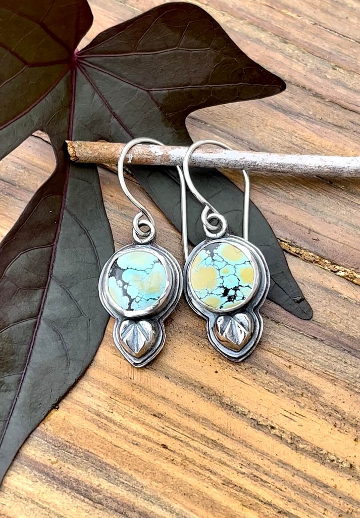 Turquoise Earrings by Melissa Meman of @melismatic_art on Instagram