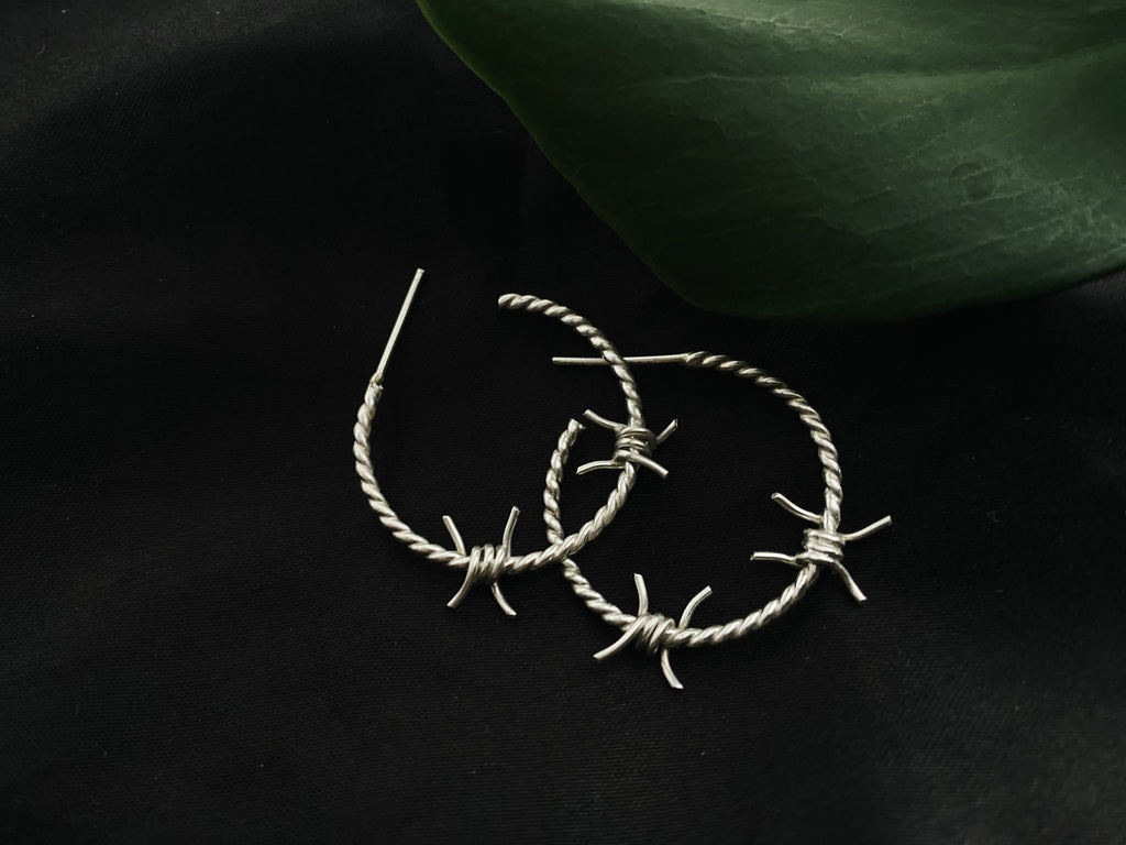 Handcrafted Earrings by Aimee Philpott of @motomamametals on Instagram