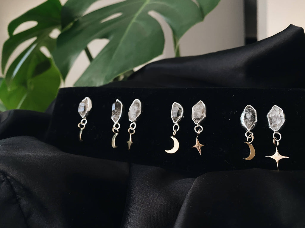 Handmade Earrings by Aimee Philpott of @motomamametals on Instagram