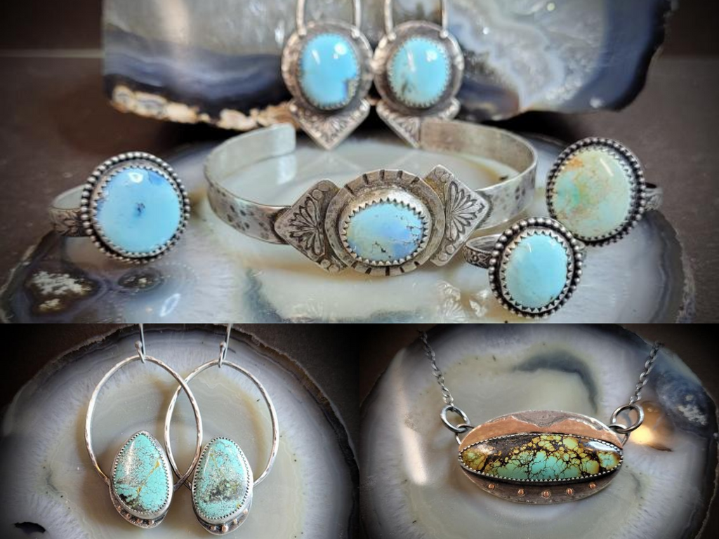 Turquoise Jewelry by Brooke Gettig of @rakkausstudio on Instagram