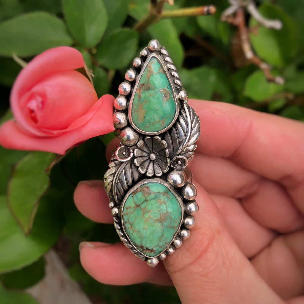 Authentic Turquoise Ring by Lauryn Volker of @rio_rose_jewelry on Instagram