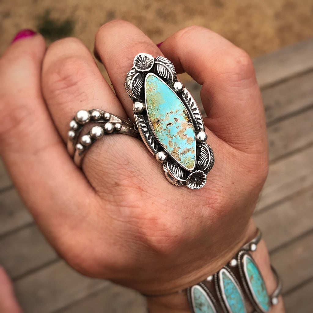 Turquoise Ring by Lauryn Volker of @rio_rose_jewelry on Instagram