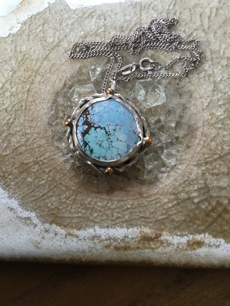 Turquoise Pendant by Sandra Munk of @sandylandjewelry on Instagram