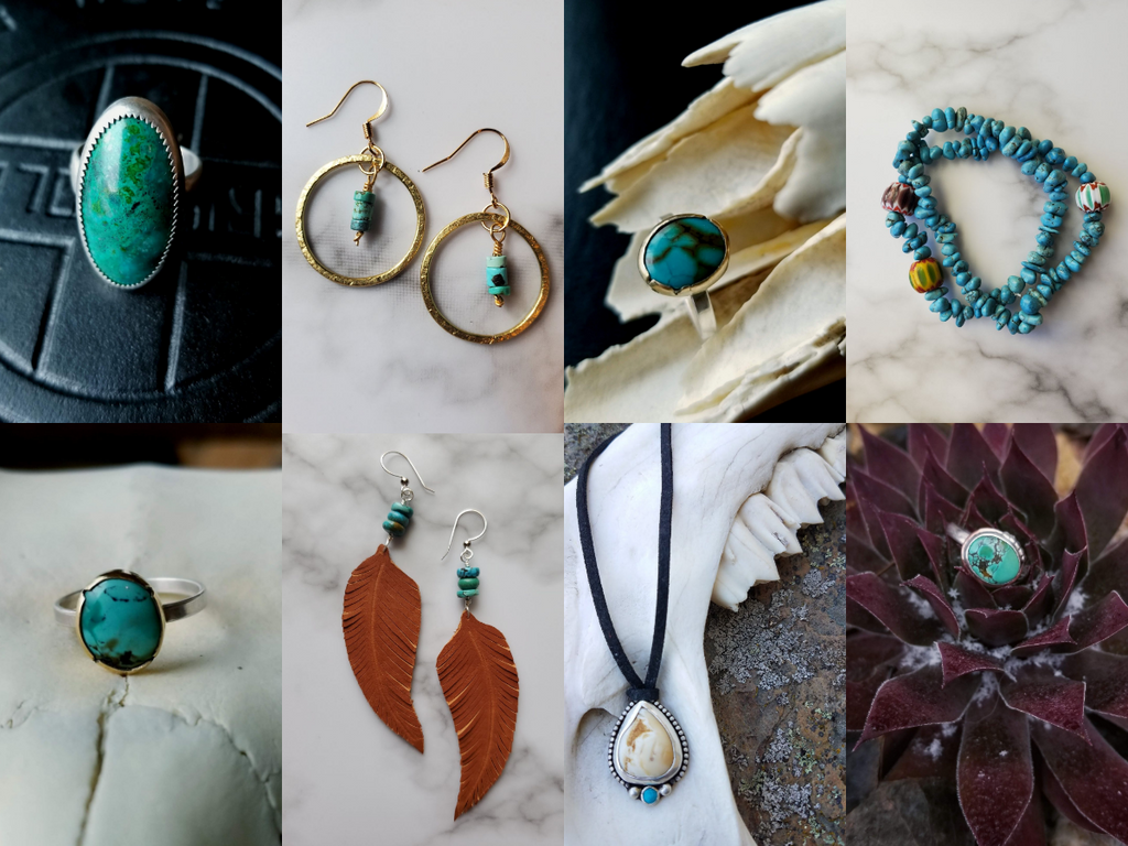 Turquoise Jewelry by Jean Korpi Brozka of @shop_rediviva on Instagram