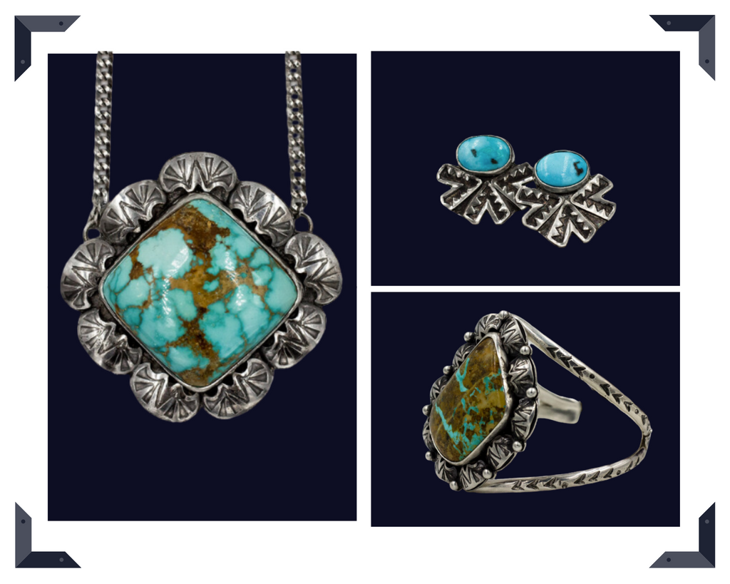 Turquoise Jewelry by Blair White of @silverandsaltdesigns on Instagram