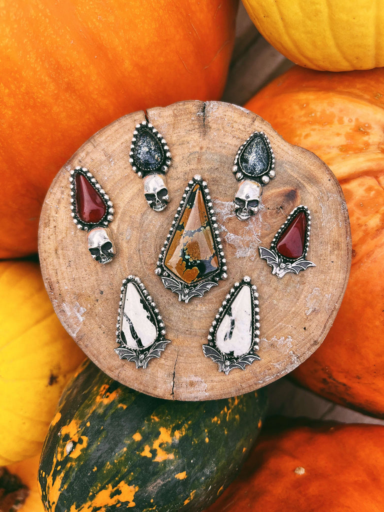 Jewelry Pieces by Nikki Einfalt of @smalltown.silver on Instagram