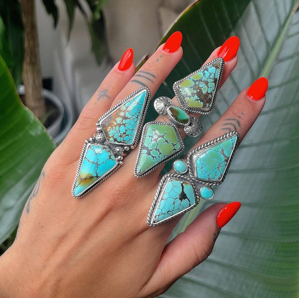 Statement rings by @stonedadored on Instagram