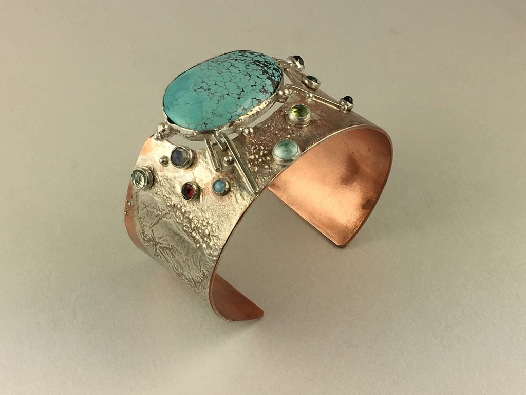 Genuine Turquoise Ring by Jan Dobrowolsk @talulah_jewelry on Instagram