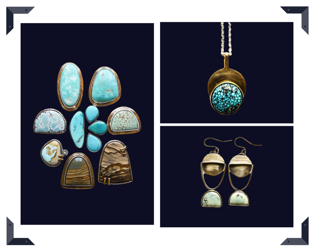 Turquoise Jewelry by Lindsay Allarding of @wildseptemberjewelry on Instagram