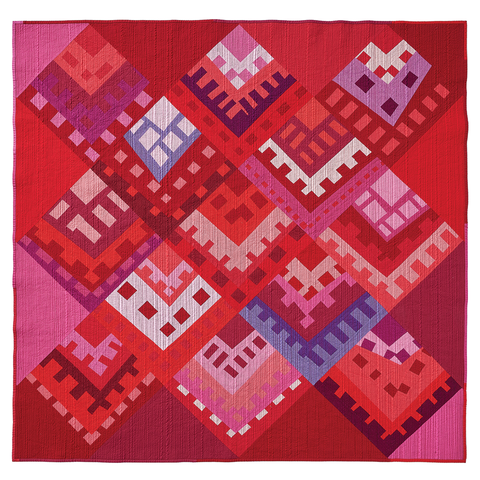 Flare -- Pattern designed by Leanne Chahley @shecanquilt