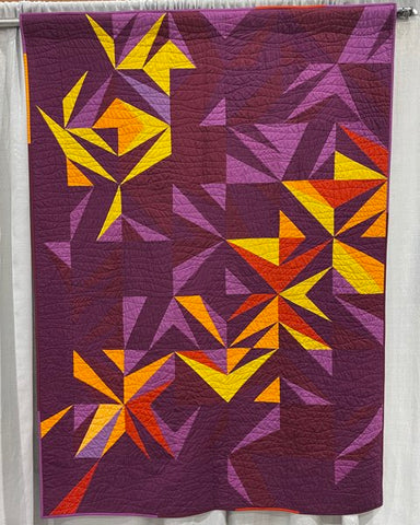 Coastal Glimmers by San Diego METRO Modern Quilt Guild