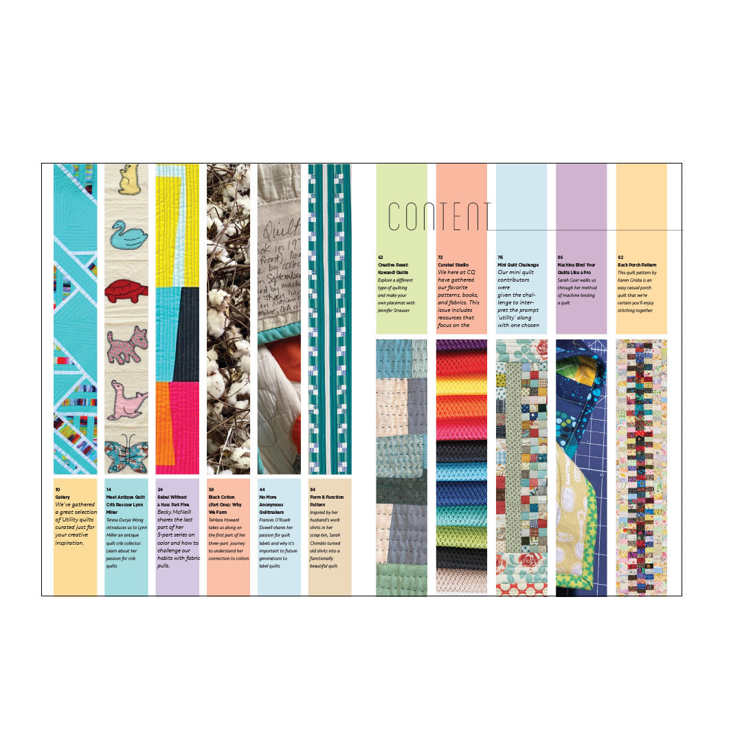 Curated Quilts Quarterly Journal Issue 18 Collaborate