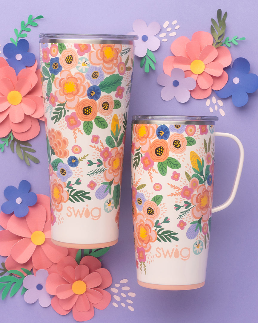 Swig Life Full Bloom XL Set with 32oz Tumbler + 22oz Travel Mug