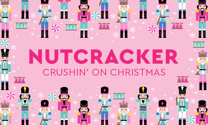 Nutcracker Water Bottle Personalized, Christmas Tumbler, Pink