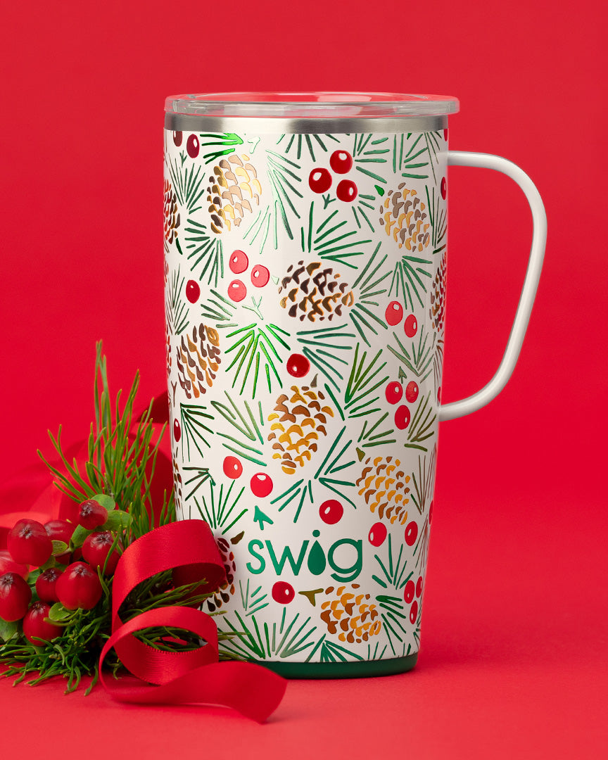 All Spruced Up 22oz Travel Mug with Handle - Swig Life