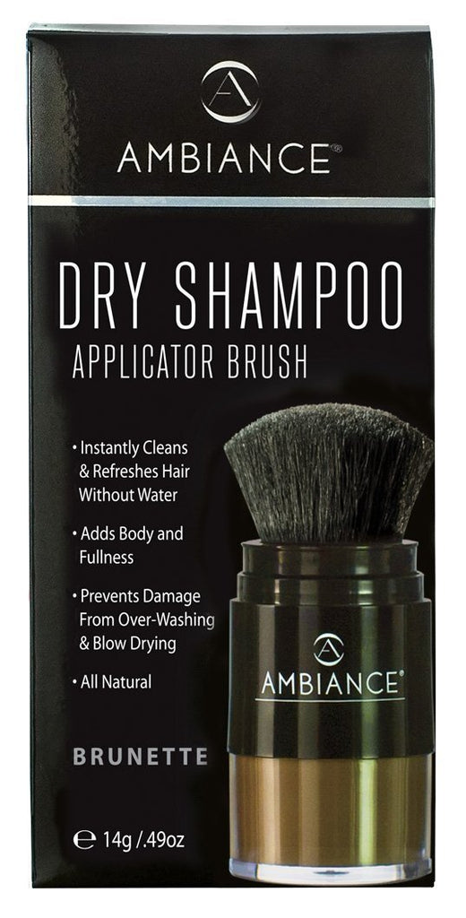 makeup brush dry shampoo