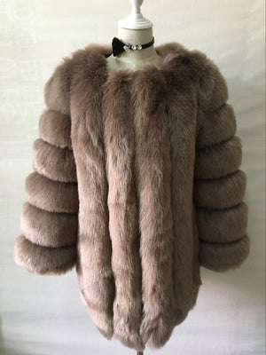Luxury Mink Full Length Fur Coat Afteramour
