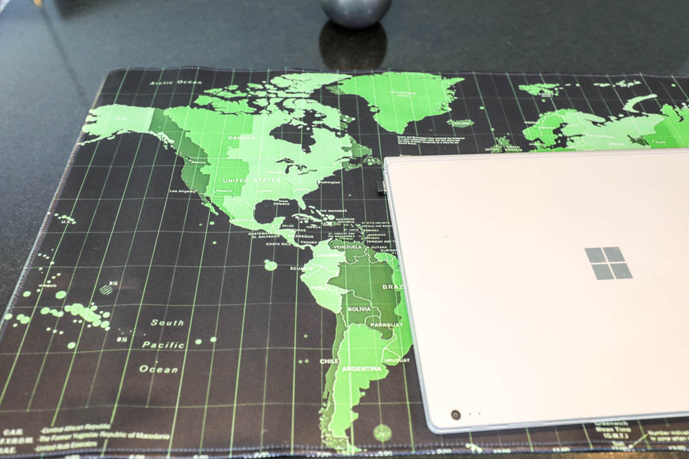 Giant World Map Desk Pad Odditymall