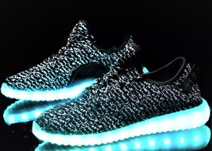 black light up sneakers