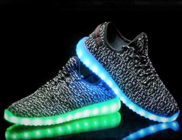 black light up sneakers