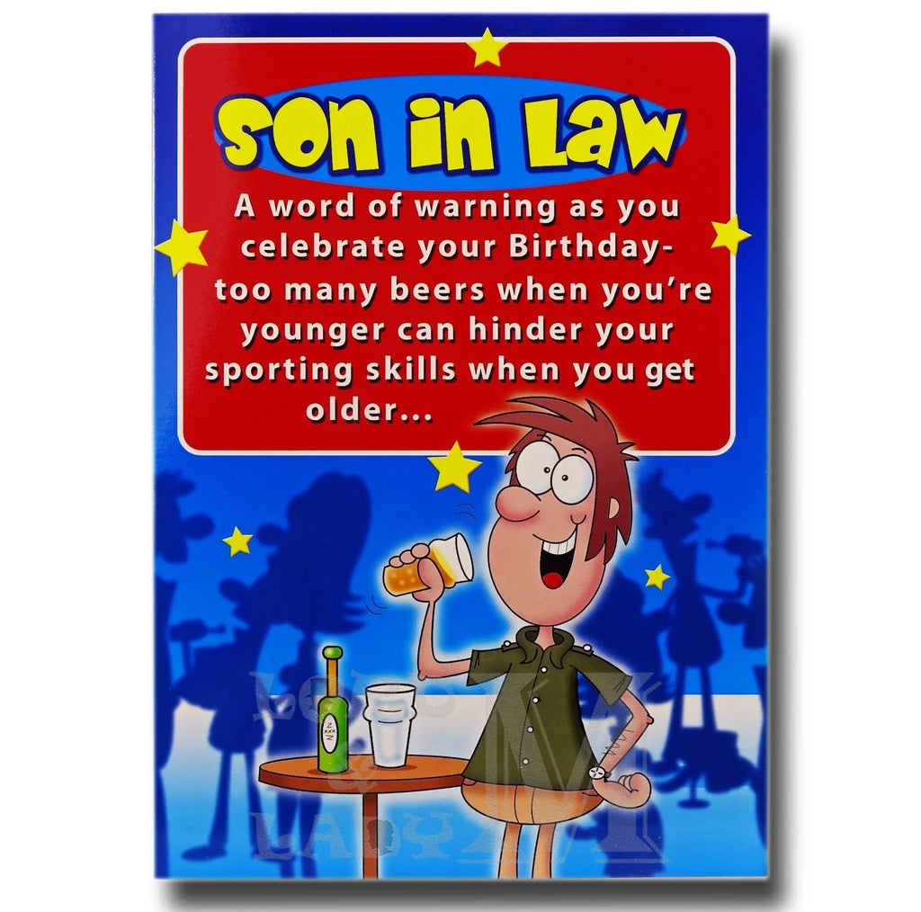 Son / Son-in-Law Birthday Greetings Cards - Various Bday Wishes Avail ...