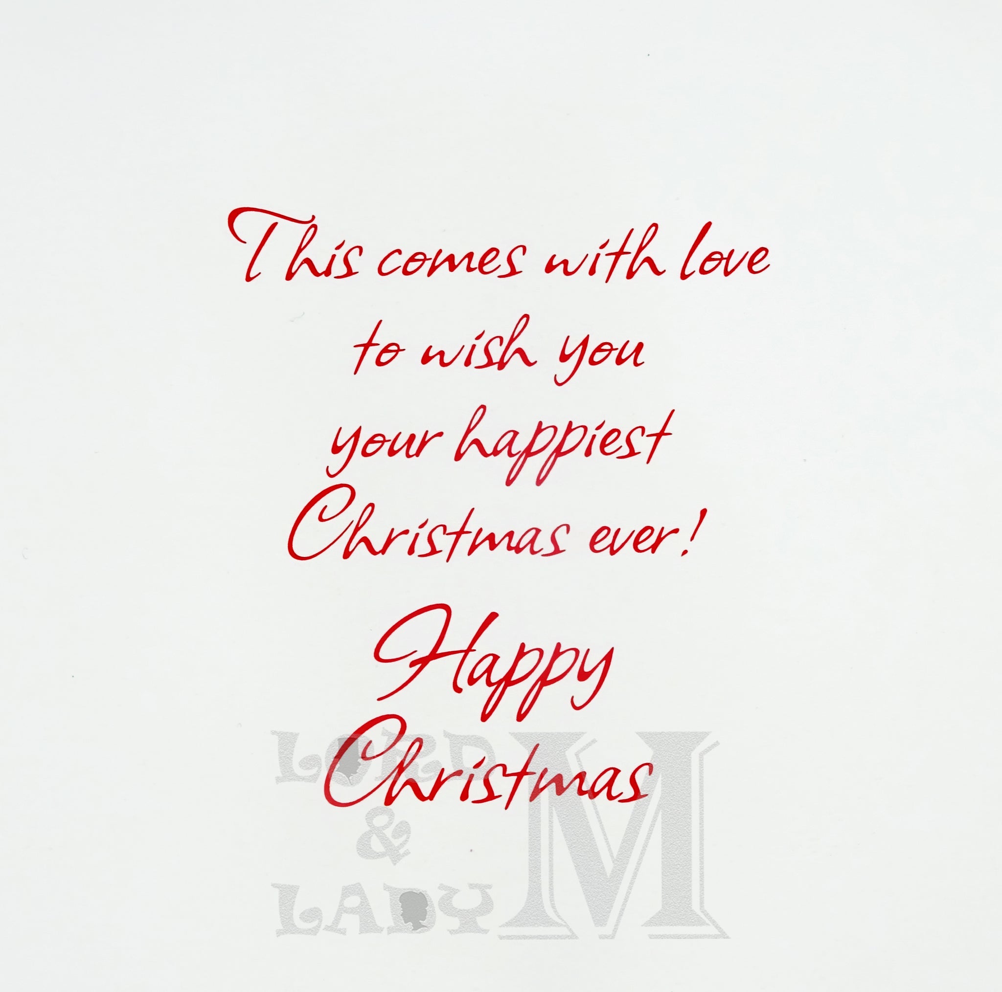 Uncle Christmas Greetings Cards – Lord and Lady M