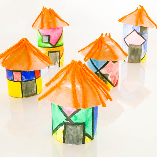 DIY Ndebele Houses - Happy Active Kids Australia