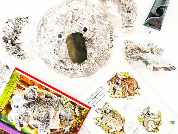 How to make a collage Koala - Happy Active Kids Australia