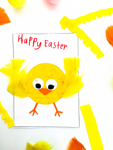 DIY Easter Chick Card - Happy Active Kids Australia