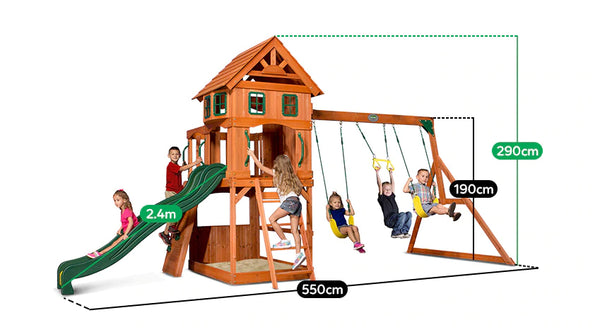 Backyard Discovery Atlantis Play Centre - Lifespan Kids - buy online Happy Active Kids Australia