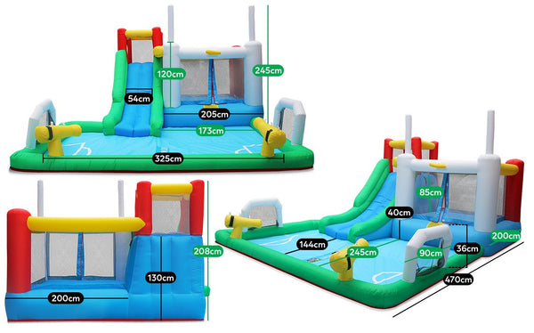 Buy online: Olympic Sports Slide & Splash Inflatable Play Centre - Lifespan Kids - Happy Active Kids Australia