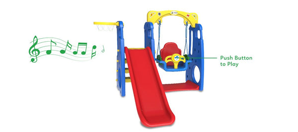 Ruby 4 in 1 Toddler Swing & Slide - Lifespan Kids - buy online Happy Active Kids