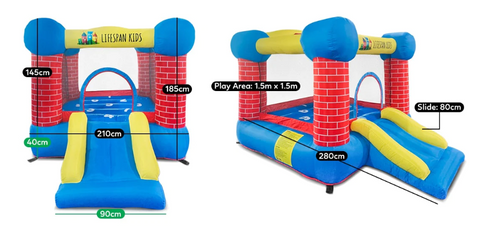 Bouncefort Mini Inflatable Jumping Castle - Lifespan Kids - buy online - Happy Active Kids