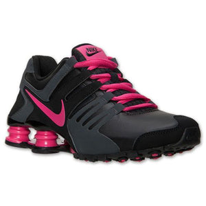 pink and grey nike shox