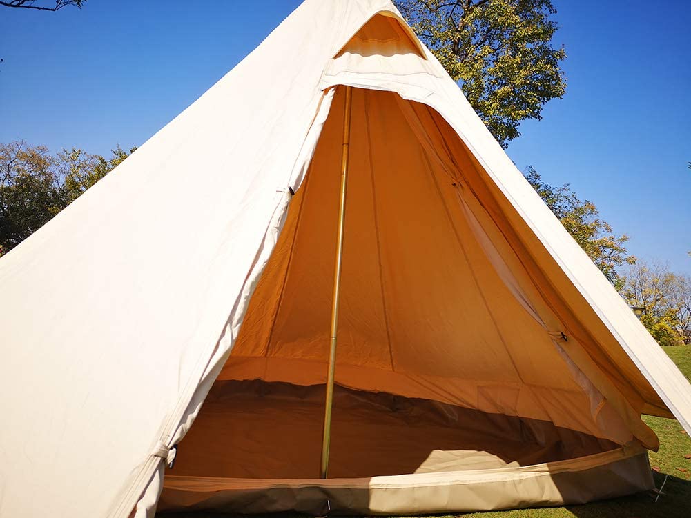 Waterproof Canvas Camping Indian Teepee Tent for 2 Person | DreamHouse Tent