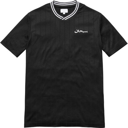 black soccer jersey