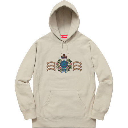 supreme crest hoodie