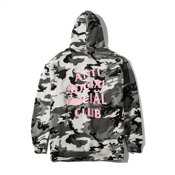 anti social social club pink camo hoodie