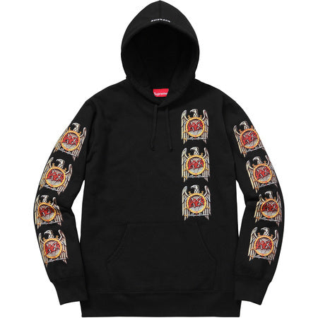 Supreme Slayer Eagle Hooded Sweater Black – CURATEDSUPPLY.COM