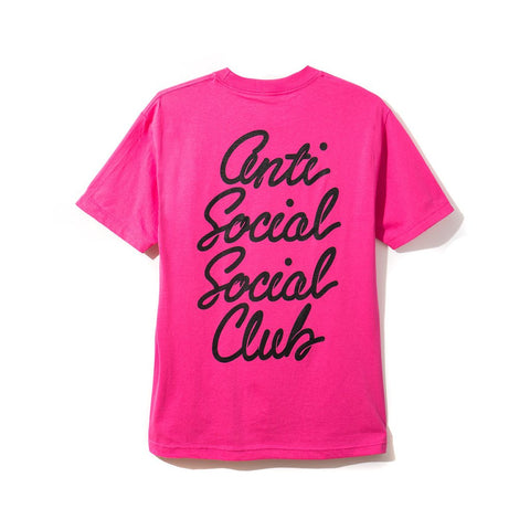 Anti Social Social Club Options Pink Tee Shirt – CURATEDSUPPLY.COM