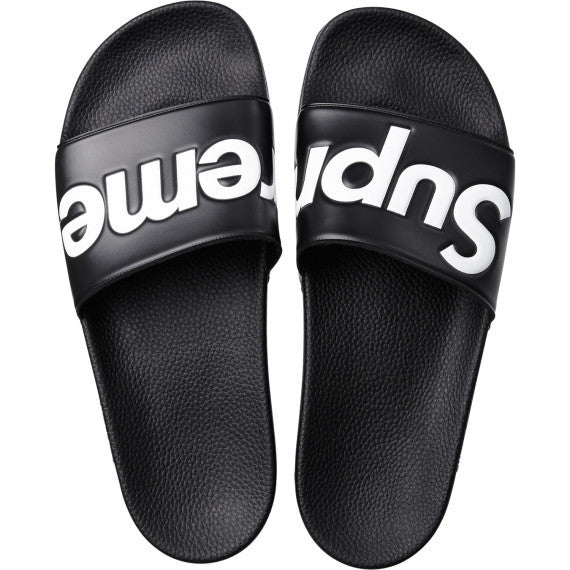Supreme Sandals Black Size 8 
