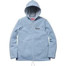 supreme denim coaches jacket