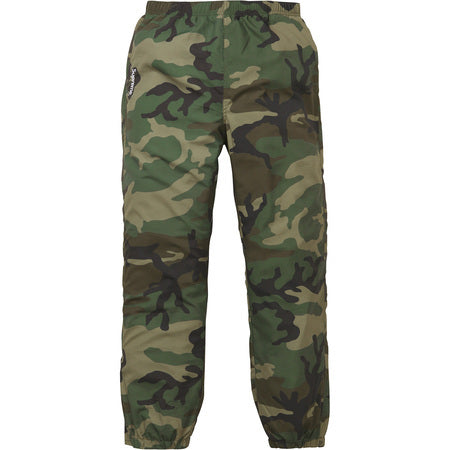 supreme camo warm up pants