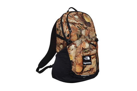 supreme north face camo backpack