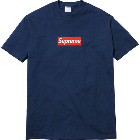 Supreme Box Logo Tee Navy – CURATEDSUPPLY.COM